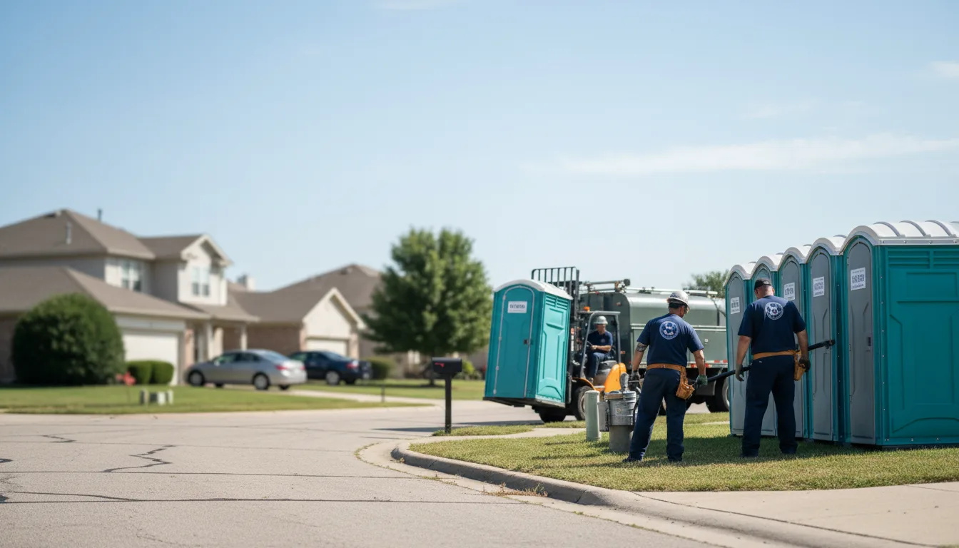 Porta Potty Rental in Cornland, IL near me